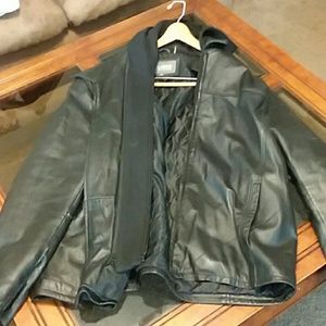 Wilson Hooded Leather Jacket 2X